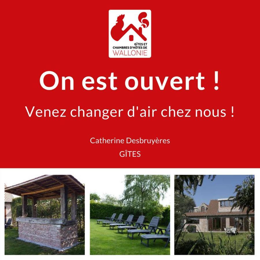 Вилла Au Detour Du Trieu Estaimbourg Экстерьер фото